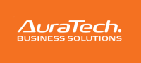 logo AuraTech pomarańcz